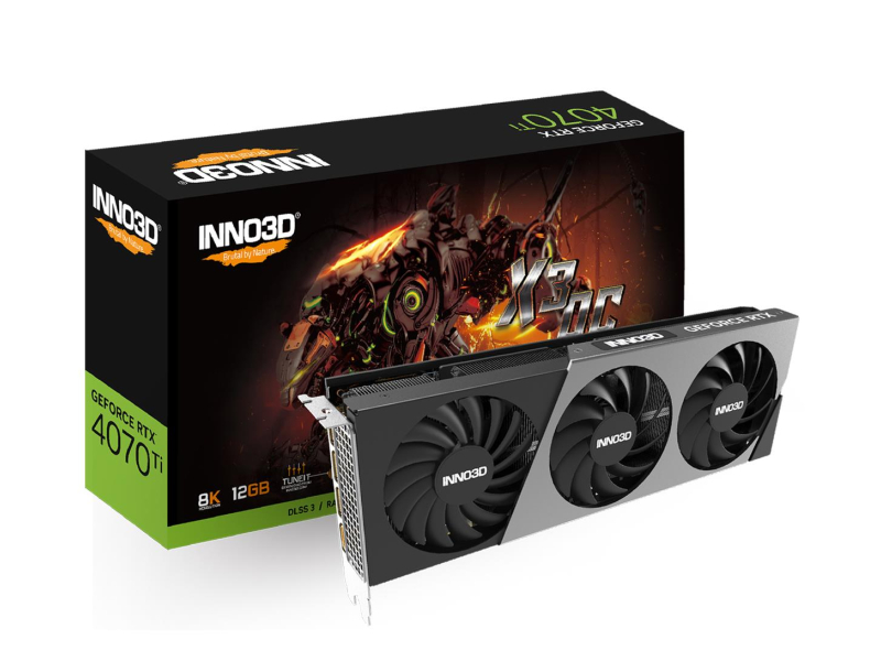 INNO3D GeForce RTX 4070 Ti X3 OC 12GB GDDR6X